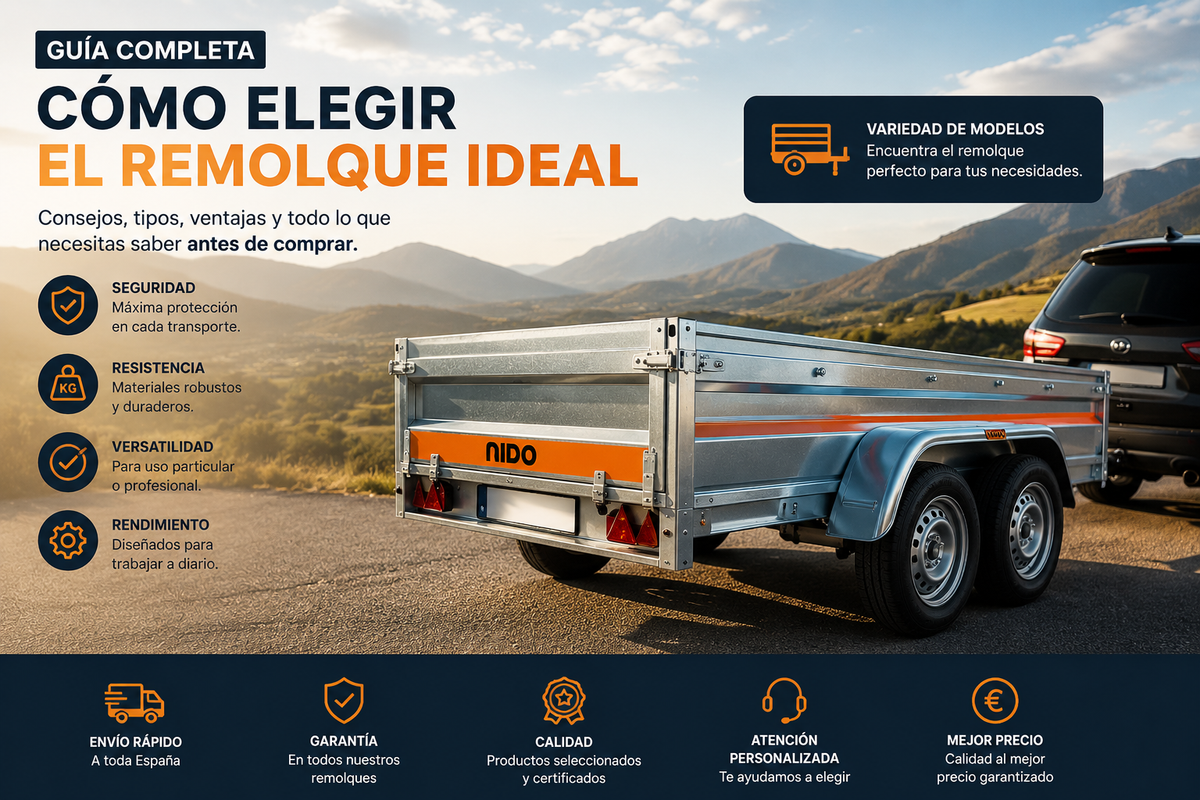 Cómo elegir el remolque ideal | Guía de compra | Contenedores Nido