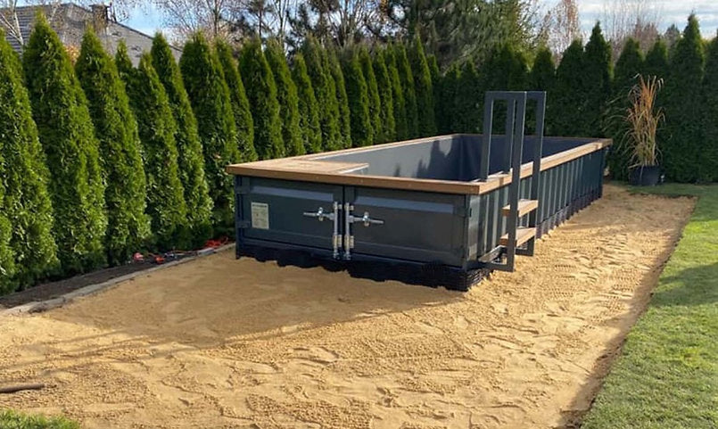 Piscina Contenedor 6,20 × 2,50 m Paquete Confort