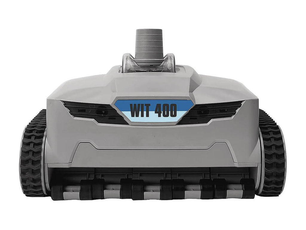 Robot de piscina de succión hidráulico "FASTER" - Suministrado con 12 tramos de tubos de 1 m - Estructura: ABS + POM - Color: Gris