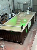 Contenedor de 20 pies transformado en piscina