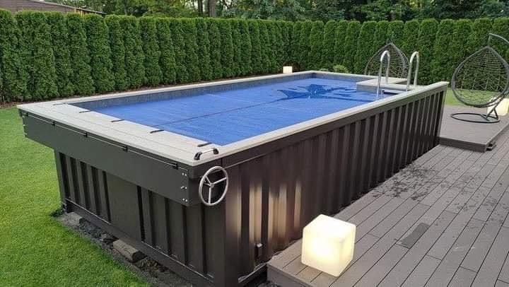 Piscinas con contenedores de 20 pies