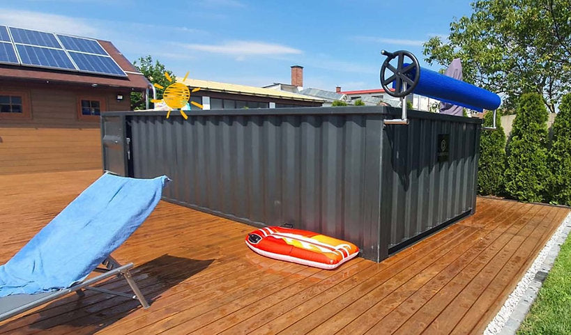Piscina Contenedor 6,20 × 2,50 m Paquete Confort